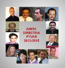 NUEVA JUNTA DIRECTIVA FYVAR 2012-2015